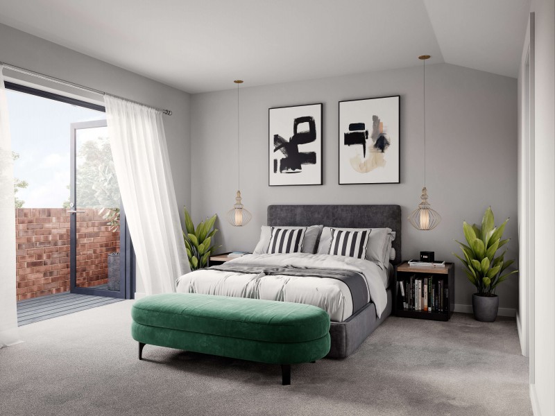 The Old Sorting Office Bedroom