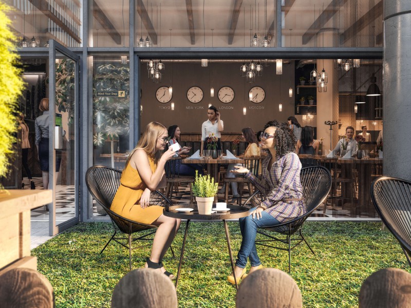 The Hub Exterior Restaurant